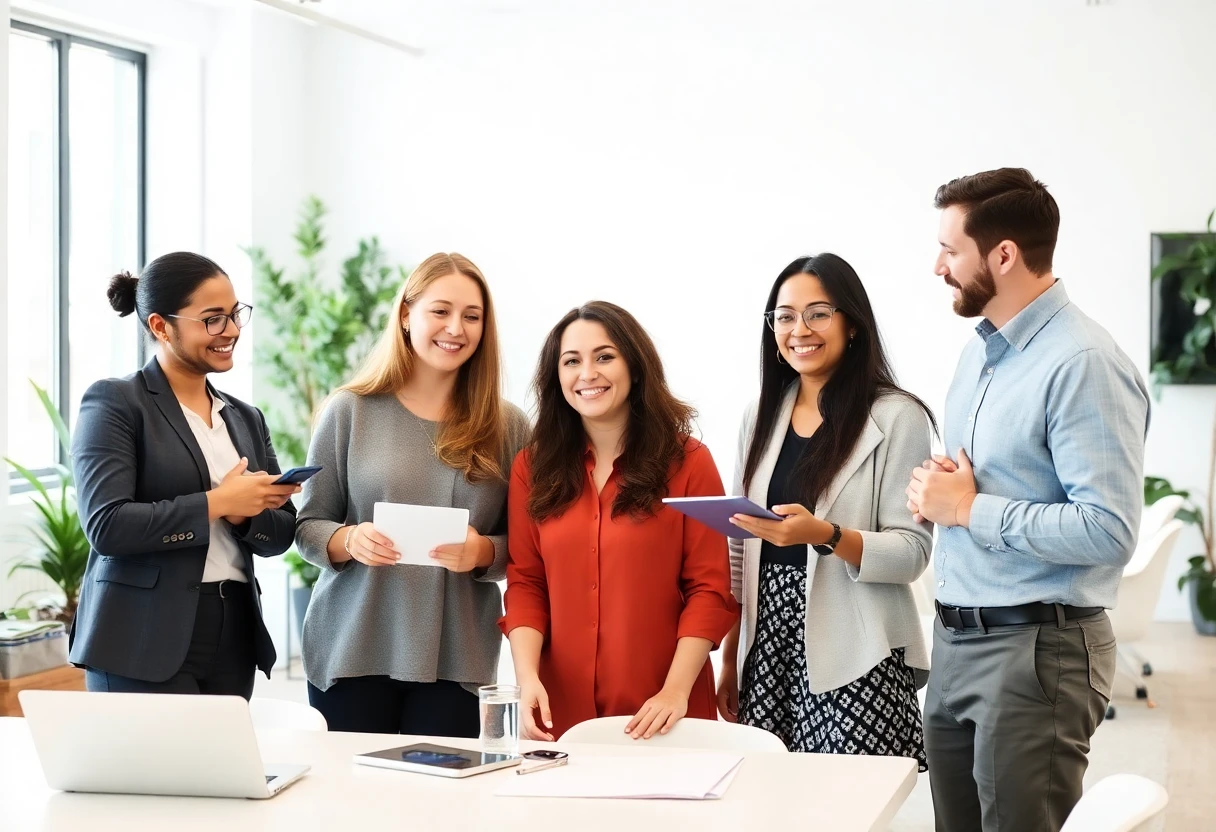 Breacher Ltd. team working in a modern office